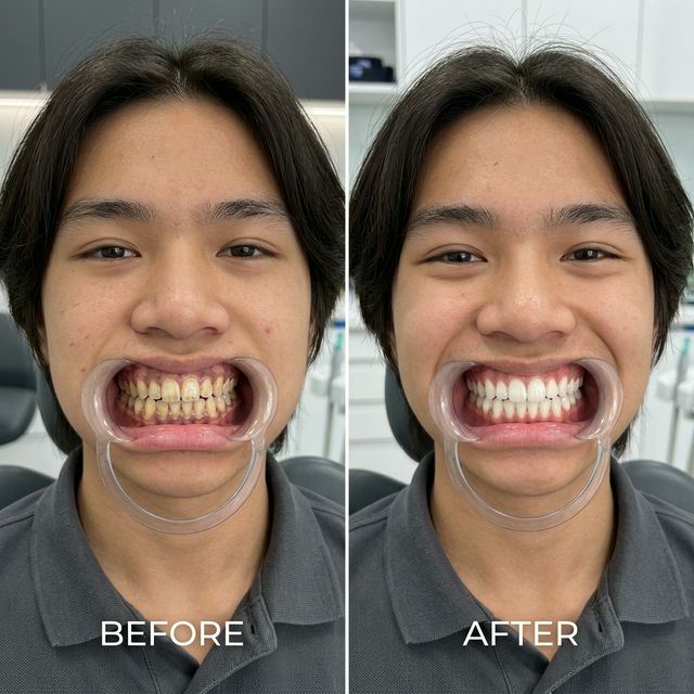 Zoom Whitening – Vàng do cà phê – 60 phút – Nha Khoa Limia